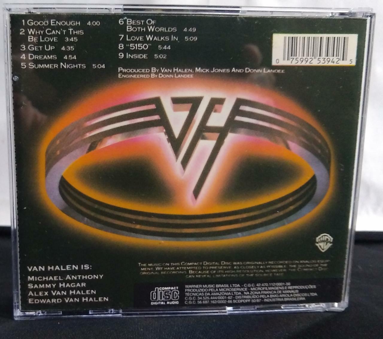 CD - Van Halen - 5150