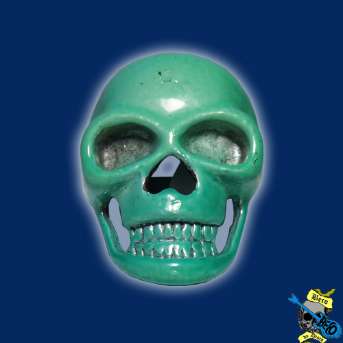 Anel - Green Skull - an083