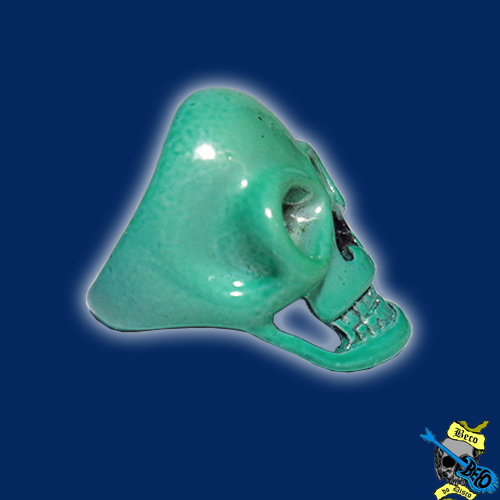Anel - Green Skull - an083