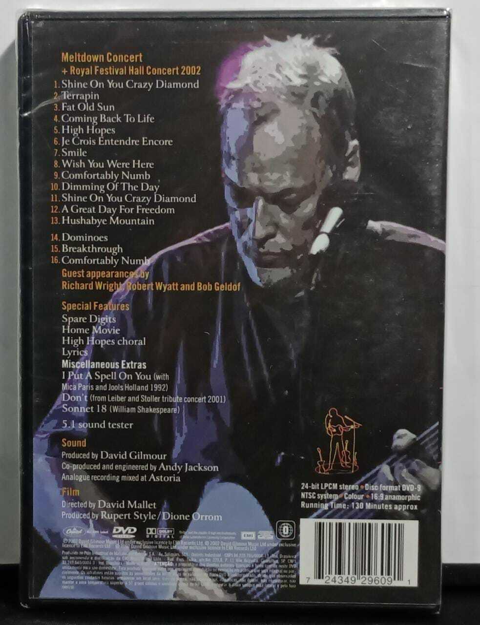 DVD - David Gilmour - in Concert (Lacrado)
