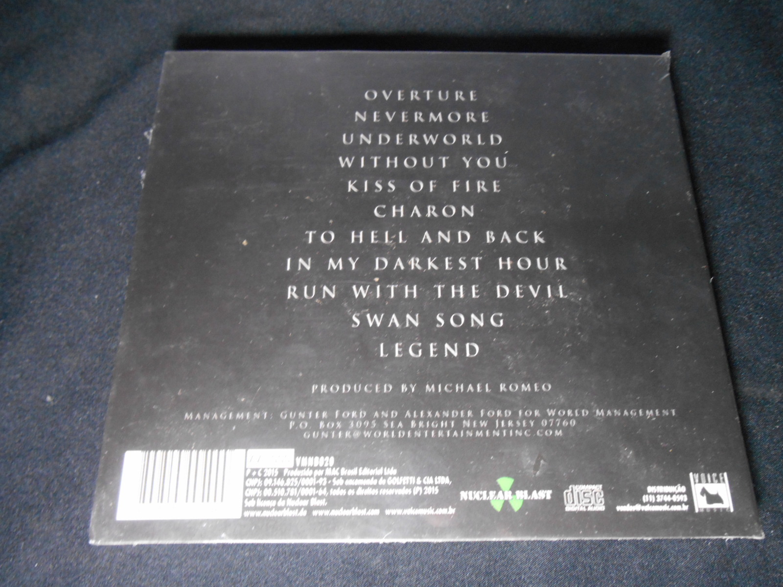 CD - Symphony X - Underworld (Digipack)