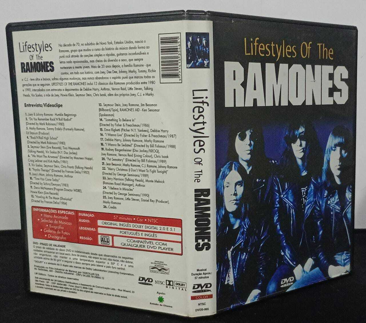 DVD - Ramones - Lifestyles of the Ramones