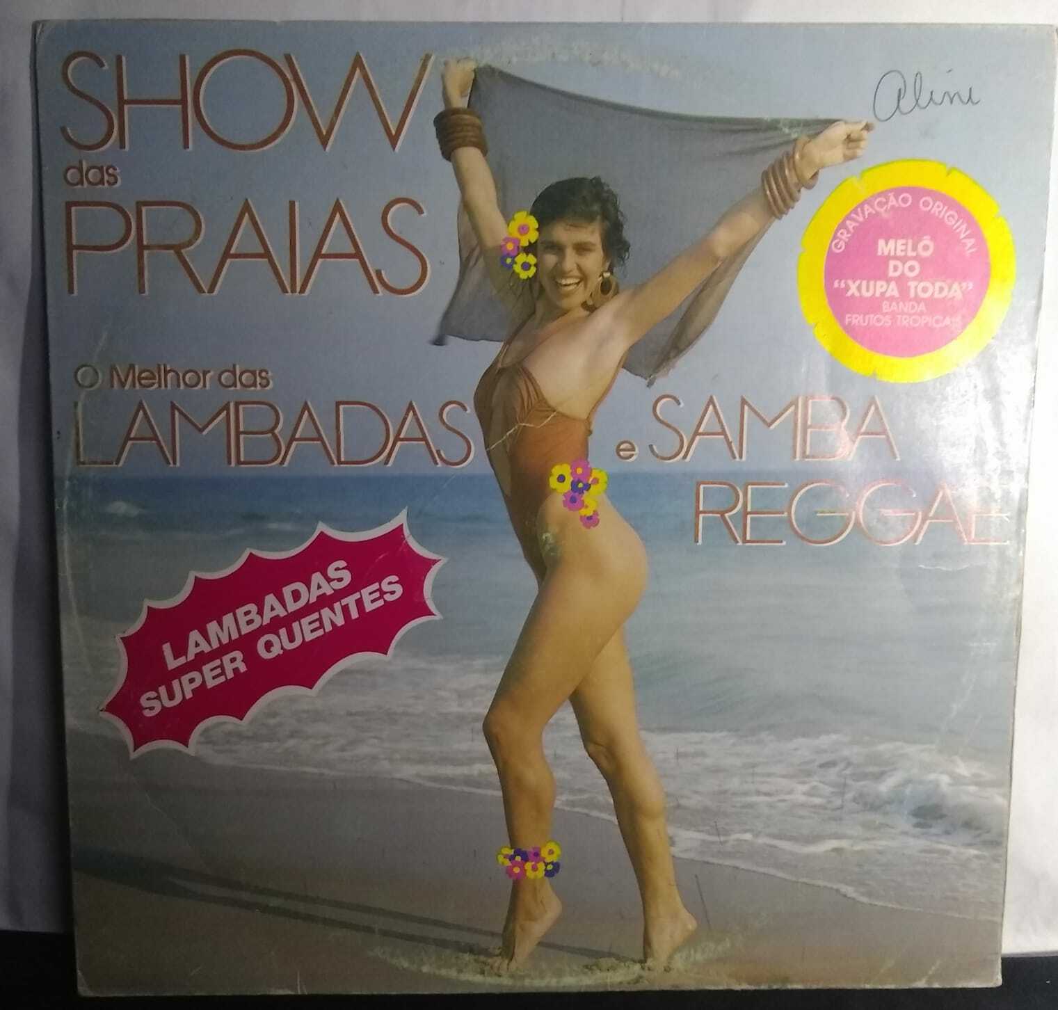 Vinil - Show das Praias - O Melhor das Lambadas e Samba Reggae