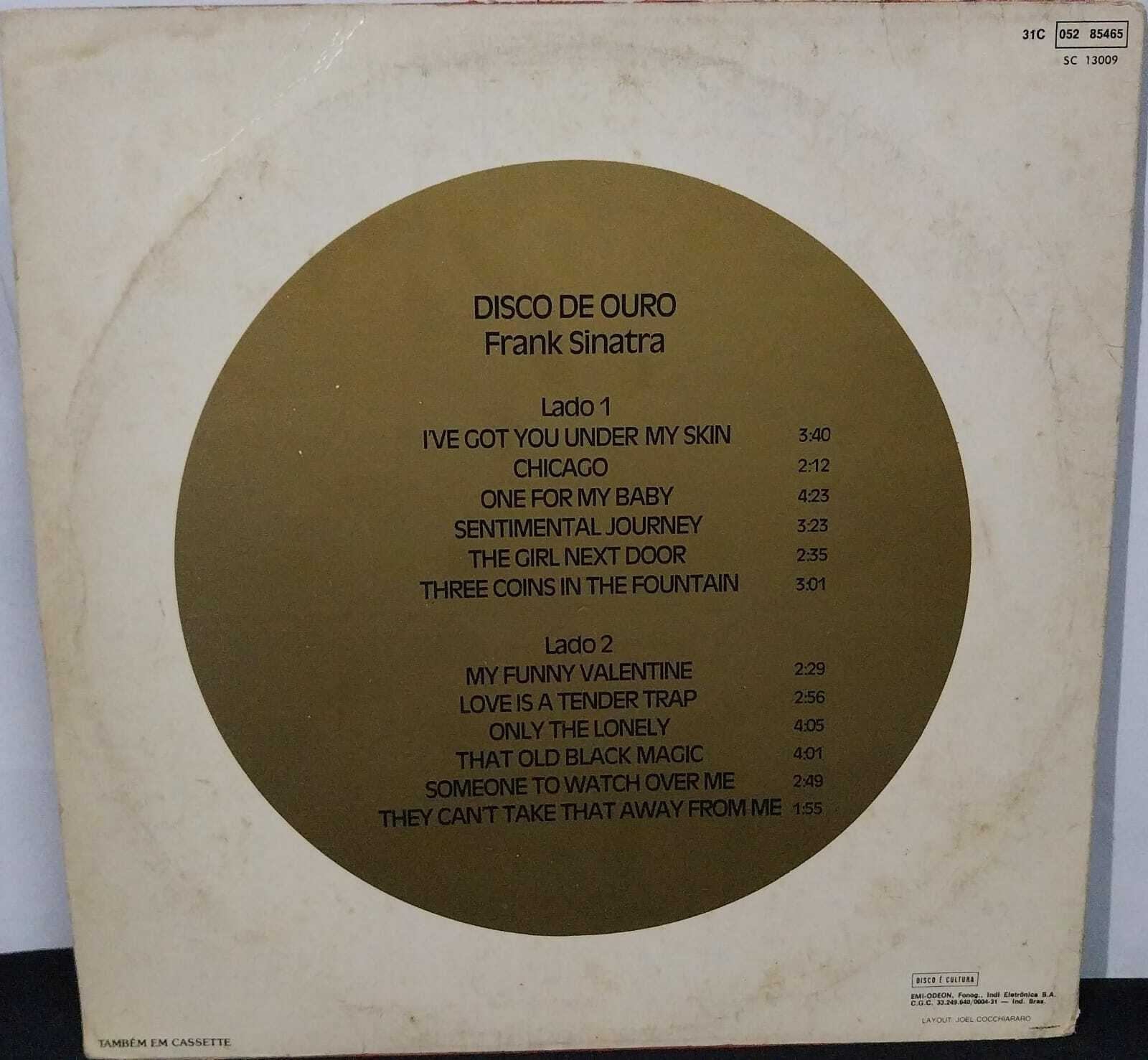 Vinil - Frank Sinatra - O Disco de Ouro
