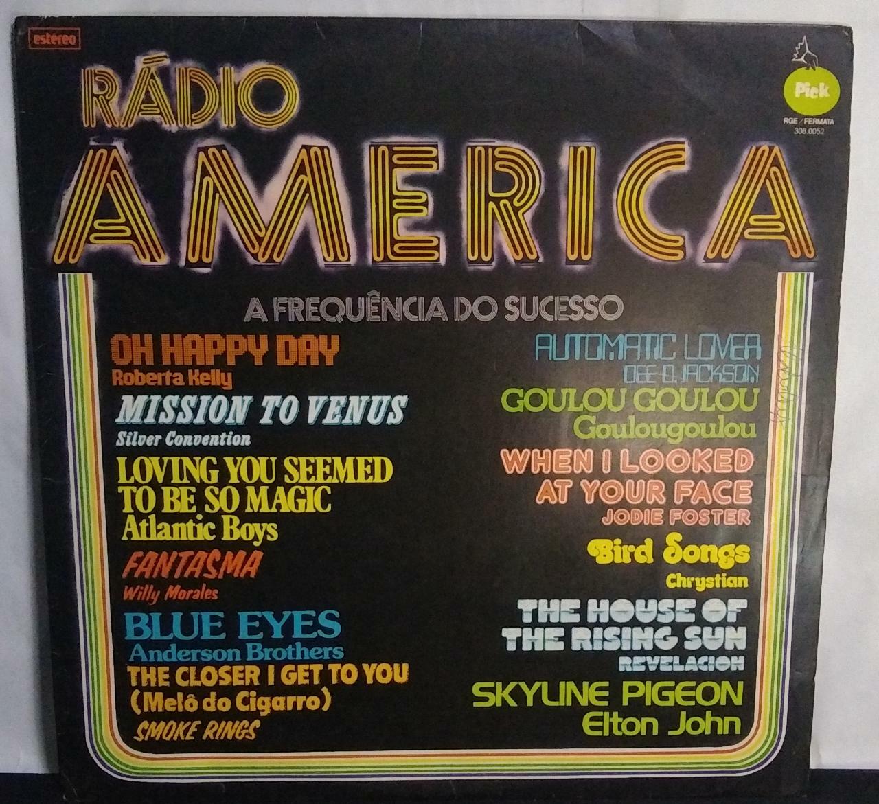 Vinil - Rádio America - A Frequencia do Sucesso
