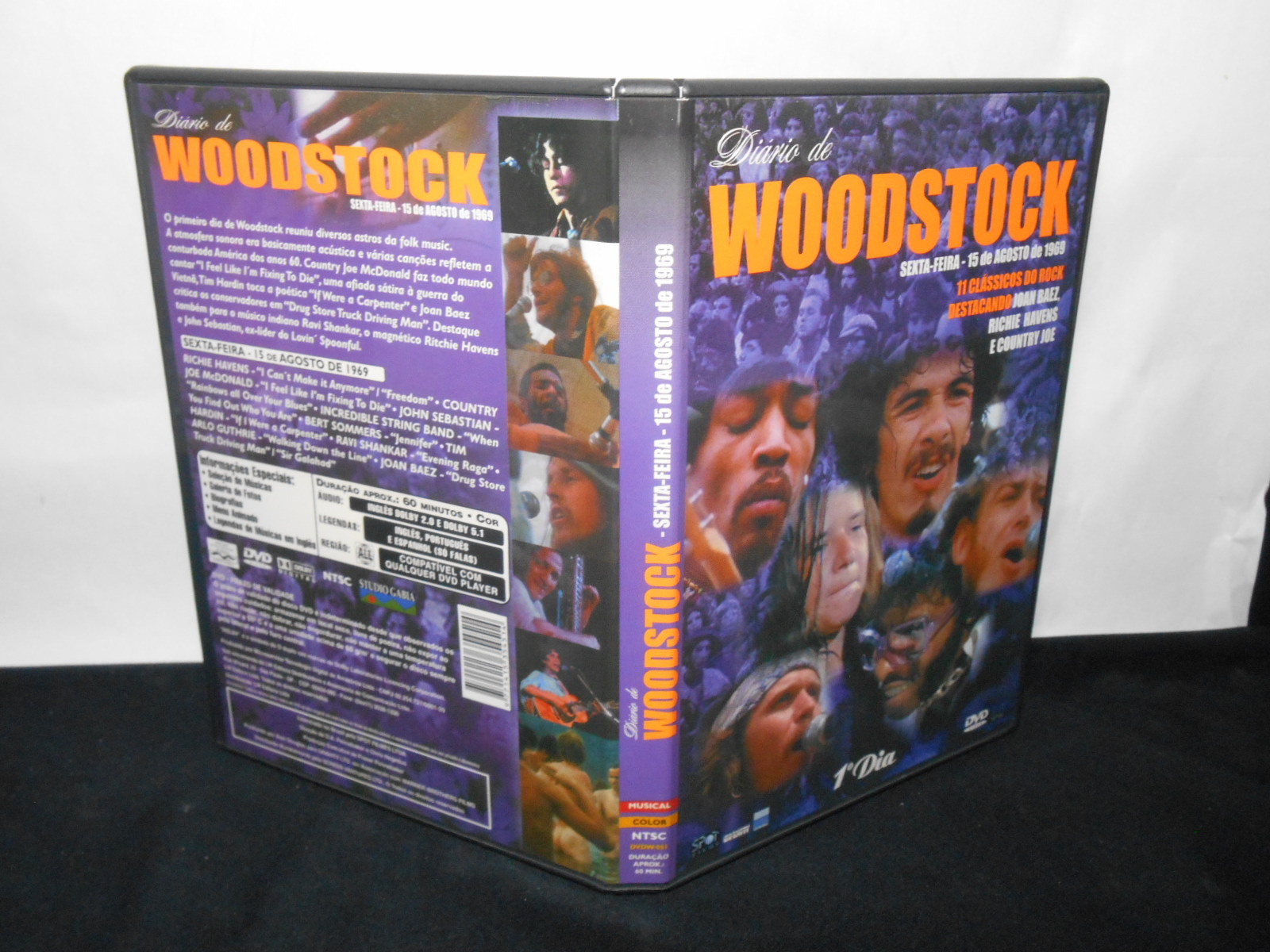 DVD - Woodstock - Diario de Sexta Feira 15 de Agosto de 1969
