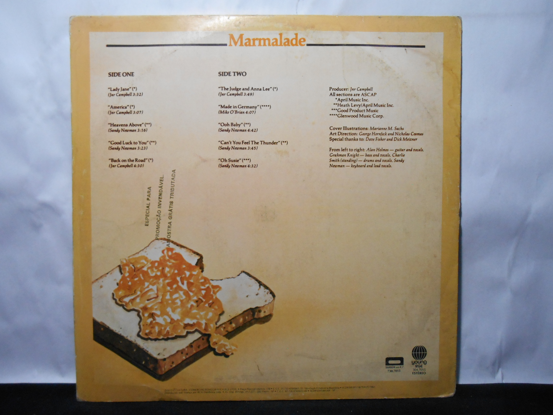 Vinil - Marmalade - 1982