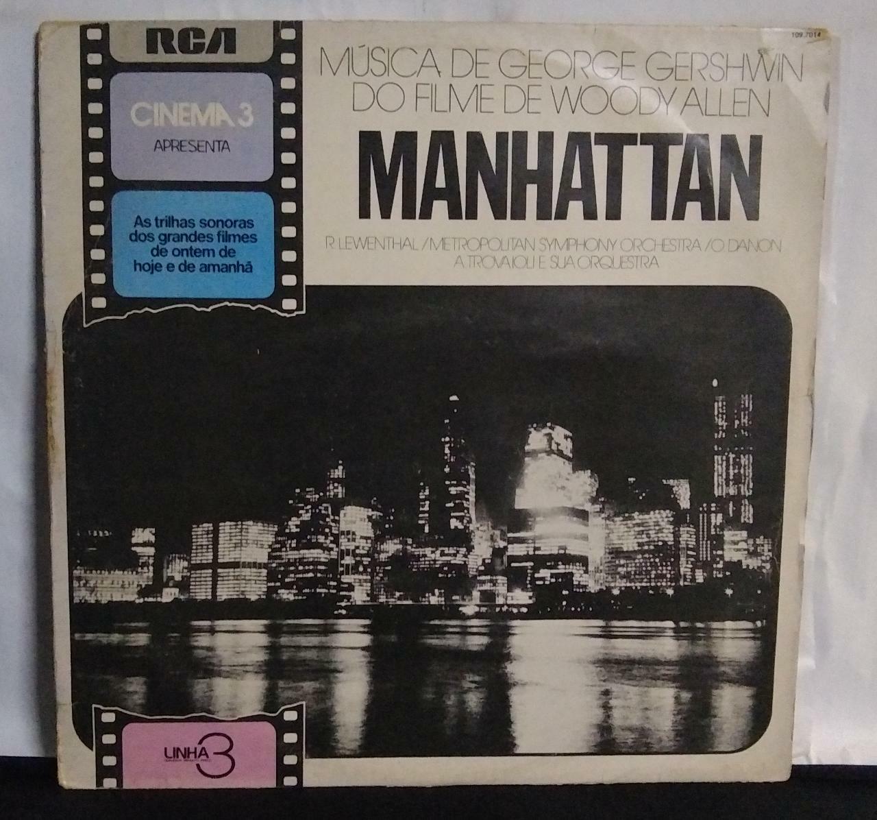 Vinil - Manhattan - Música de George Gershin do Filme de Woody Allen