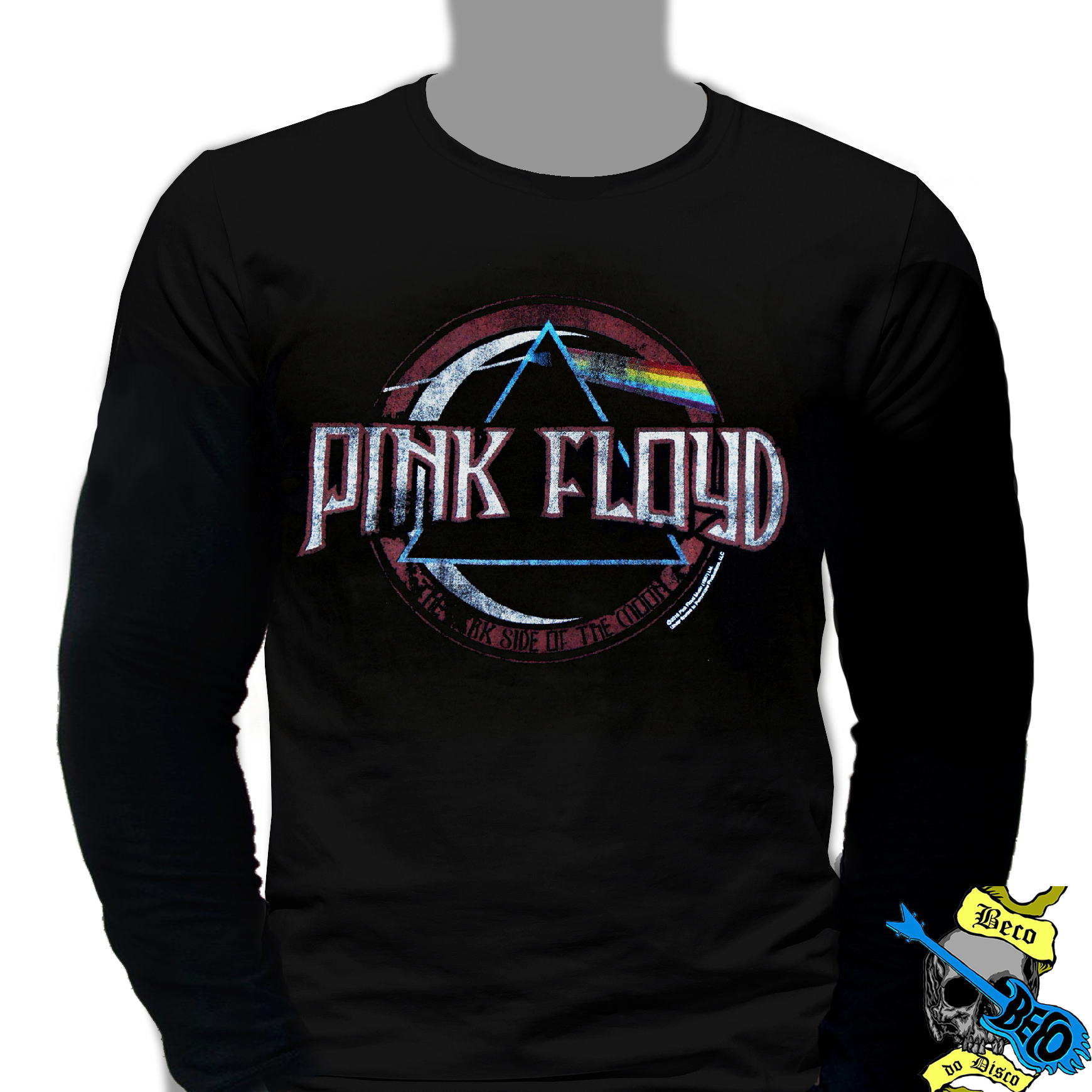 Camiseta Manga Longa - Pink Floyd - long014