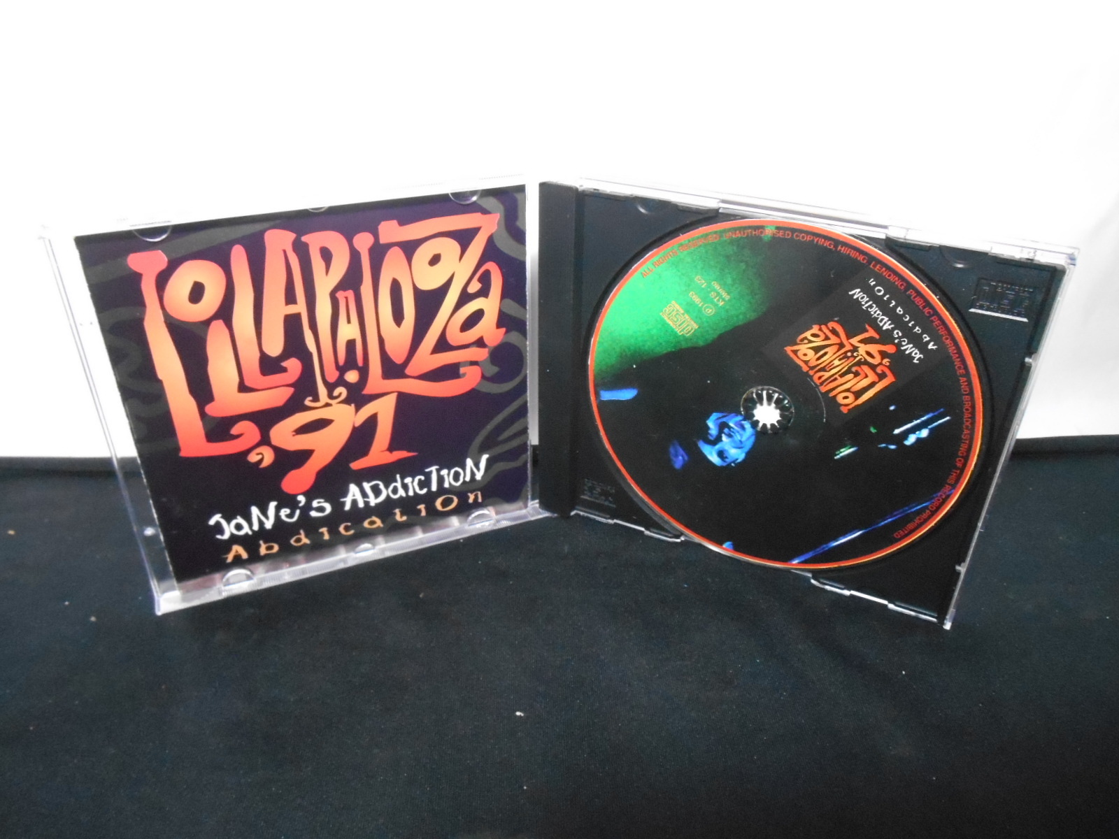 CD - Janes Addiction - Lollapalooza 91 (Bootleg/Italy)