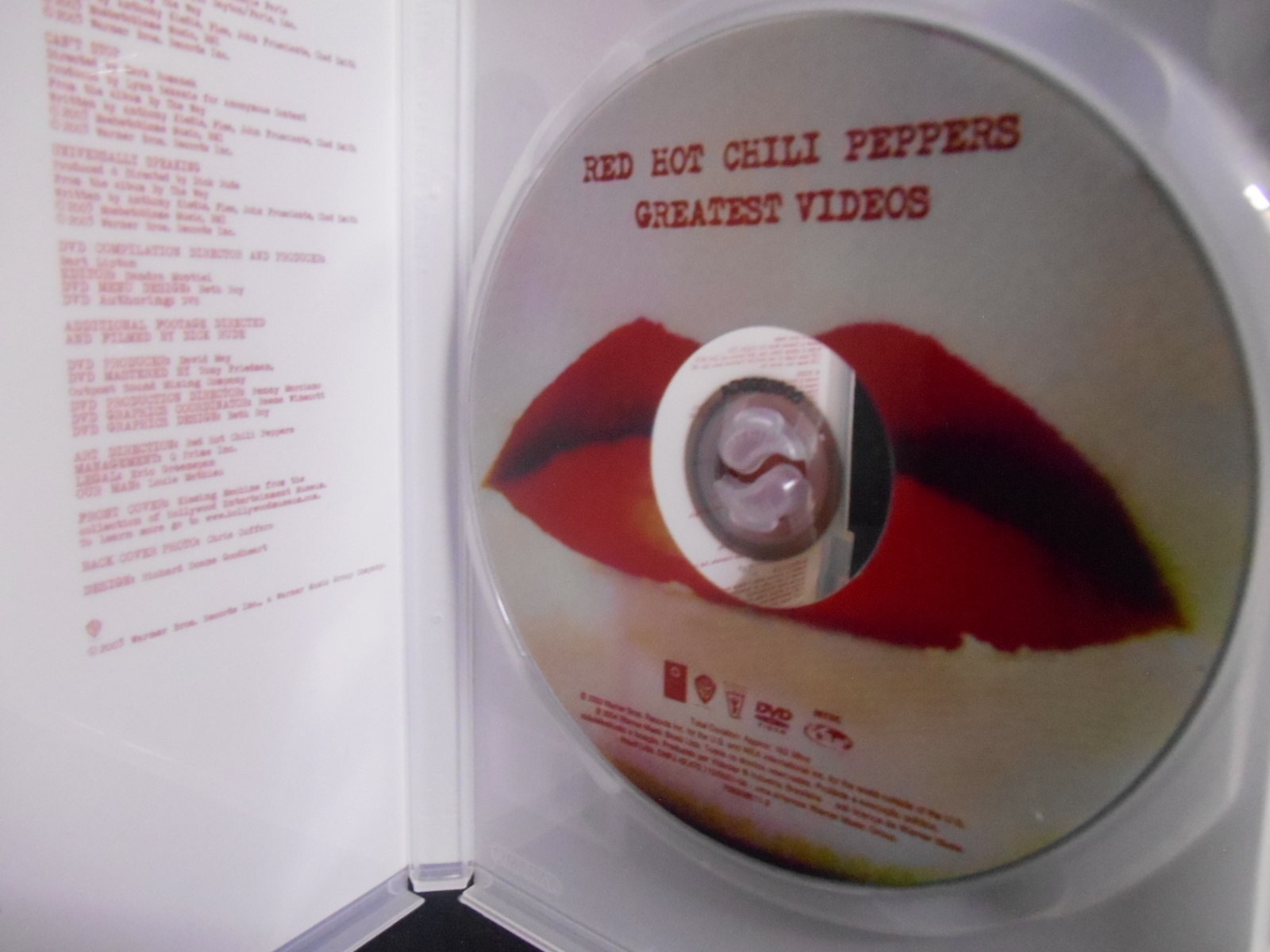 DVD - Red Hot Chili Peppers - Greatest Videos