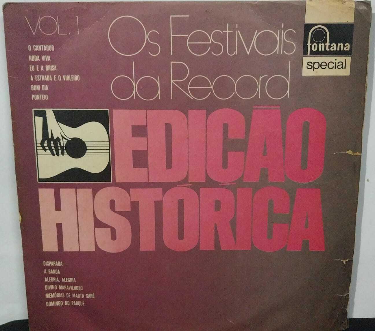 Vinil - Festivais da Records - Edição Histórica Vol 1