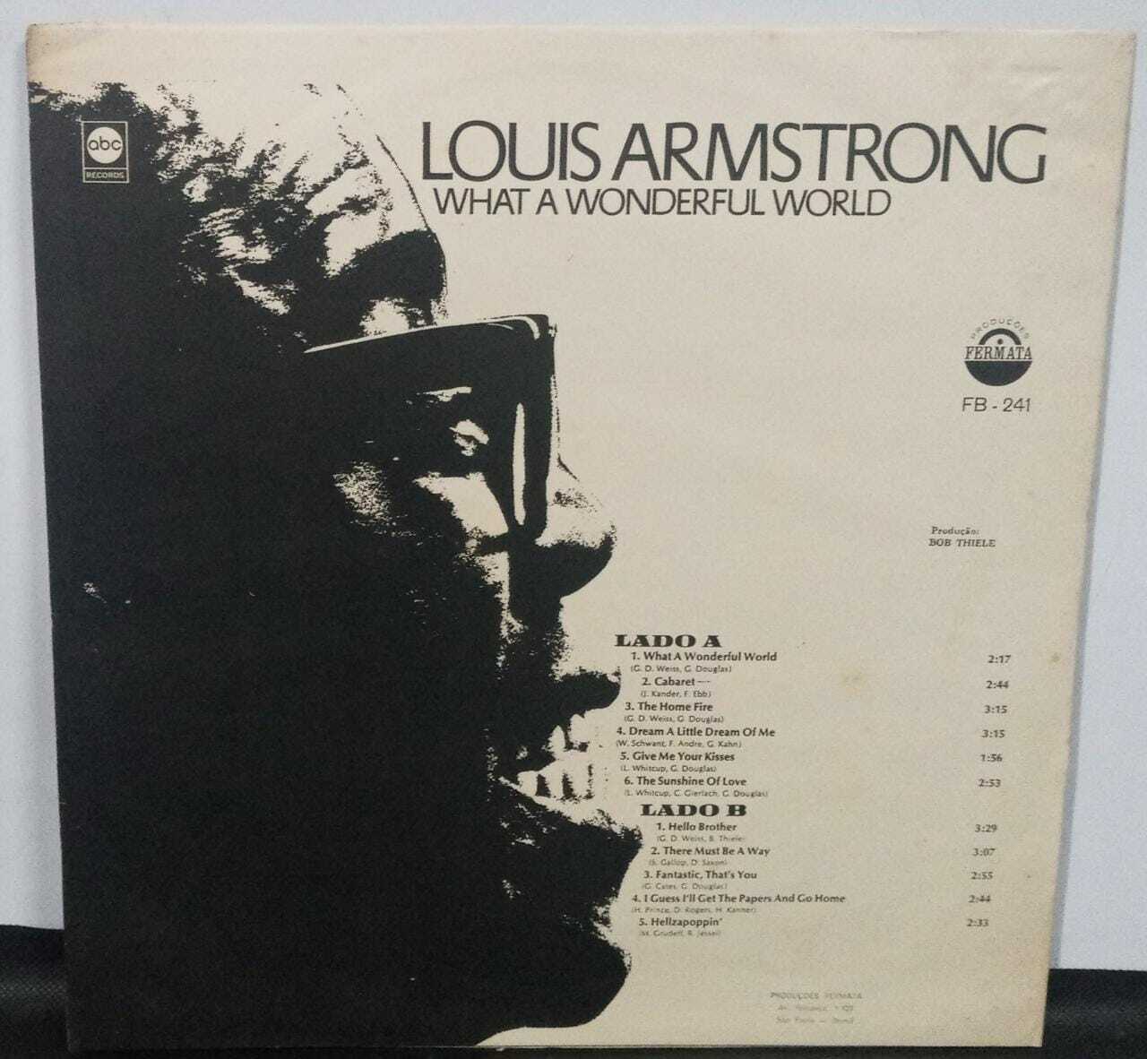 VINIL - Louis Armstrong - What a Wonderful World