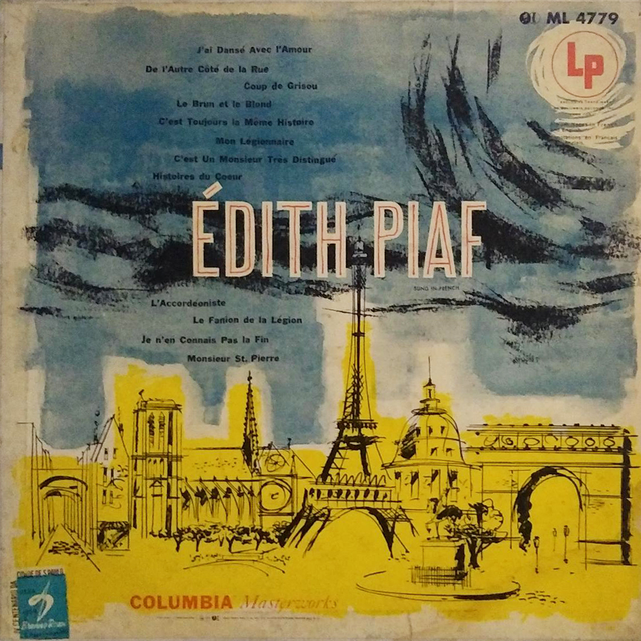 Vinil - Edith Piaf - 1954 (USA)