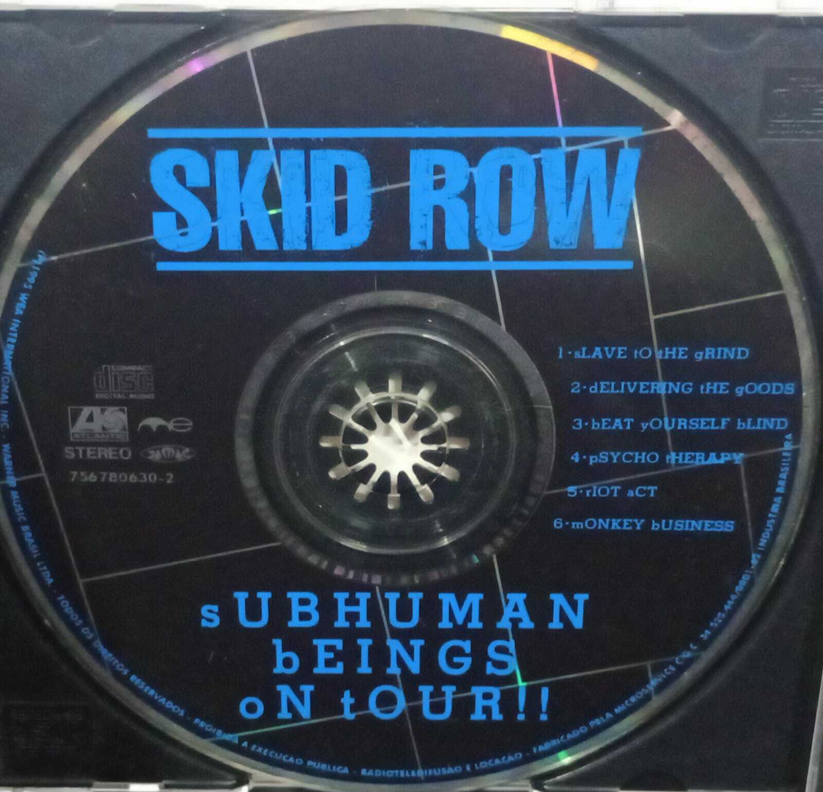 CD - Skid Row - Subhuman Beings On Tour!!