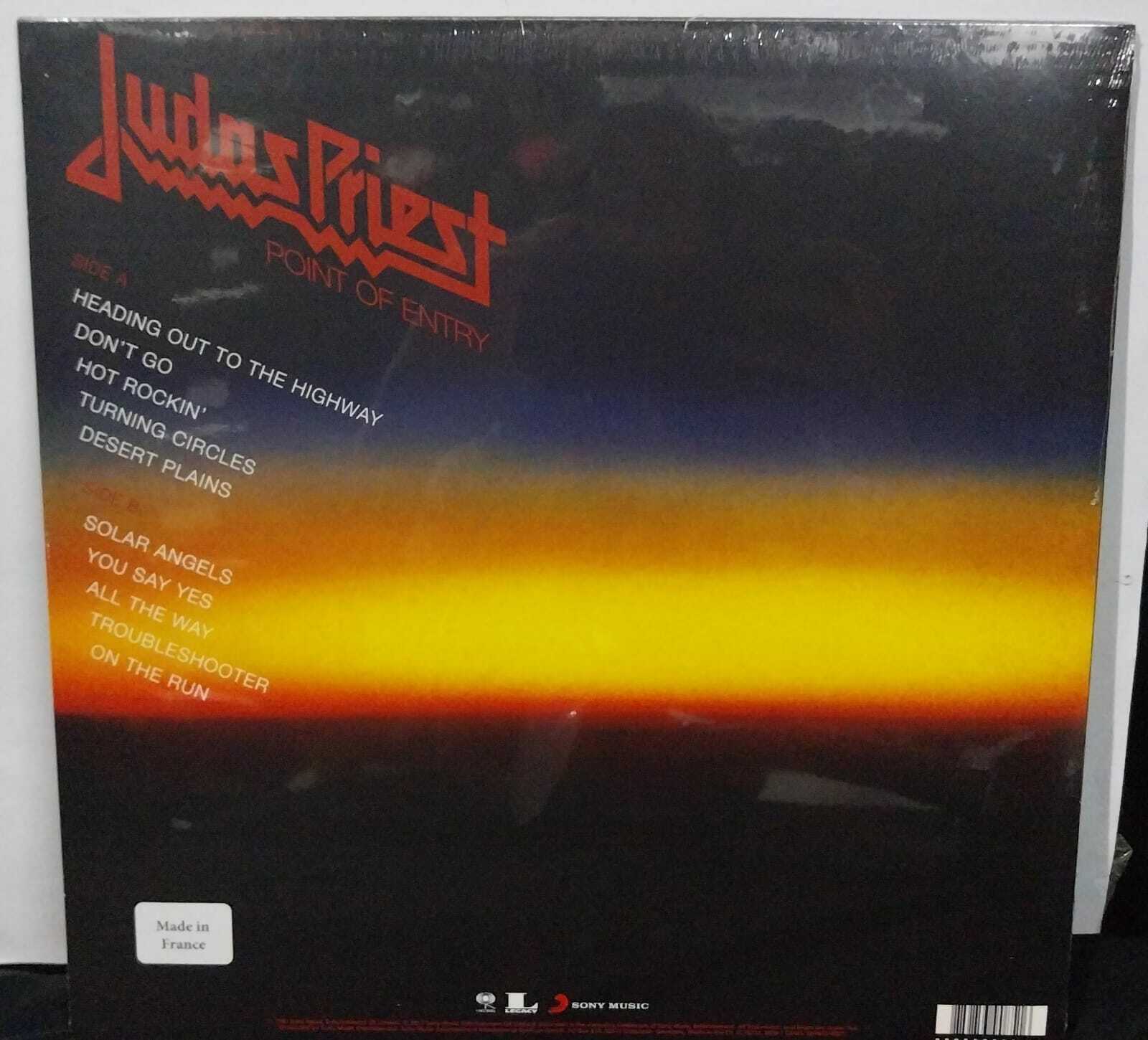 Vinil - Judas Priest - Point of Entry (Lacrado/France)
