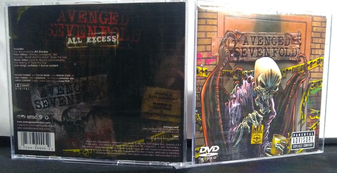 DVD - Avenged Sevenfold - All Excess