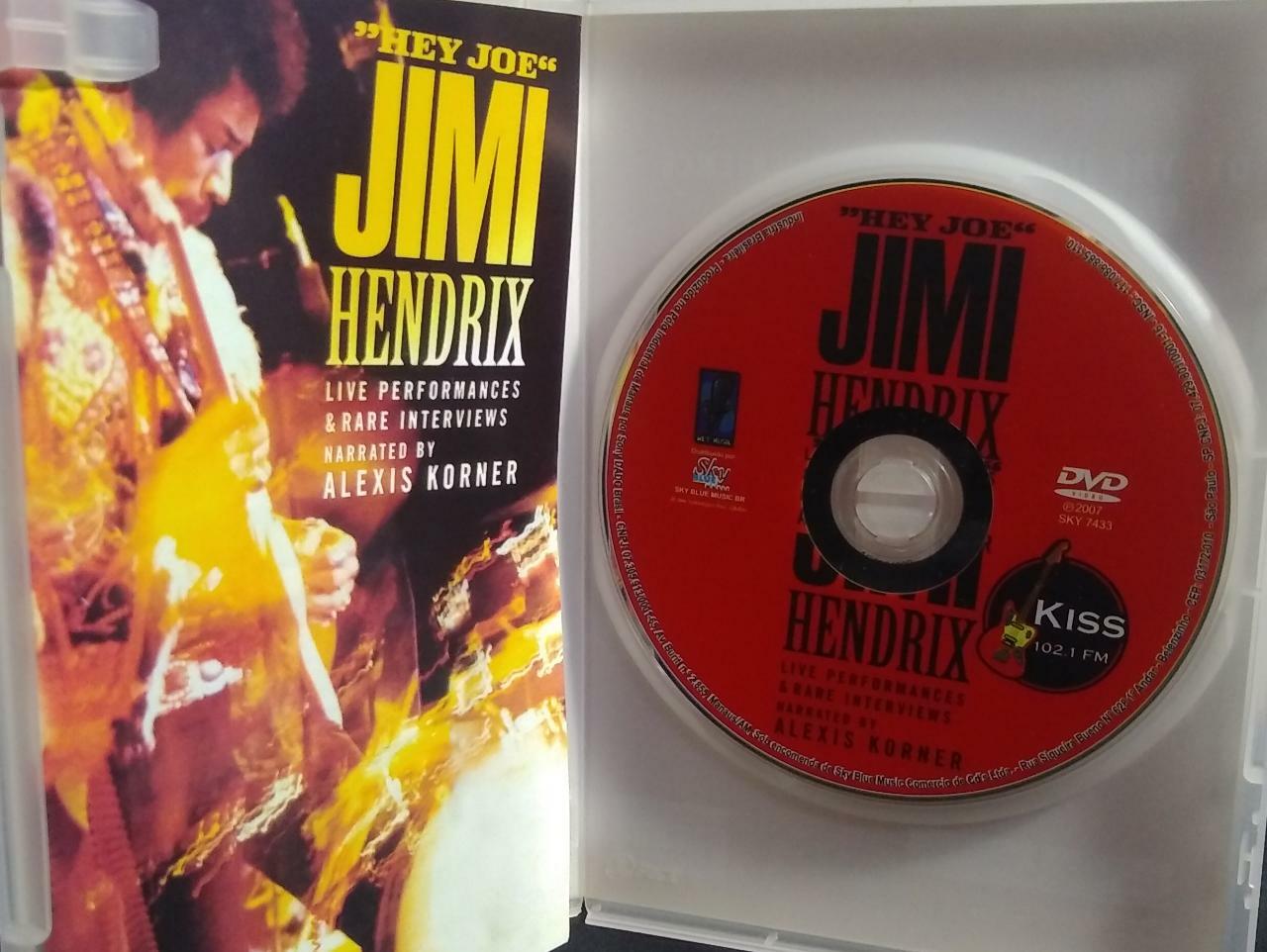 DVD - Jimi Hendrix - Hey Joe Live Performances and Rare Interviews