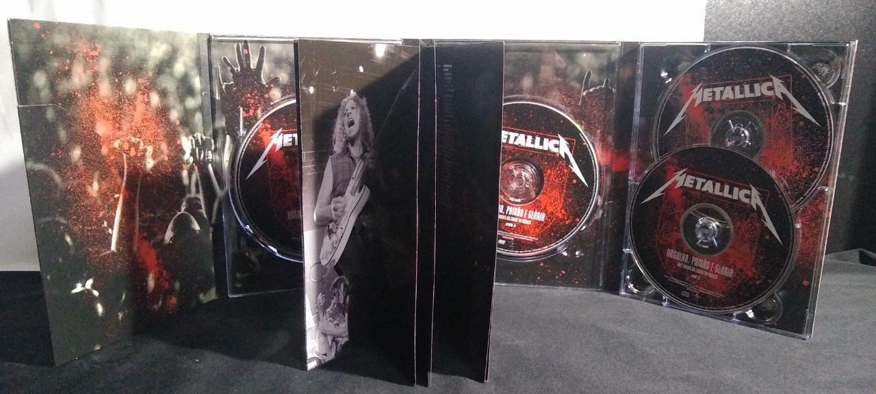 DVD - Metallica - Orgulho Paixão e Glória (Quádruplo/Slipcase/Digipack)
