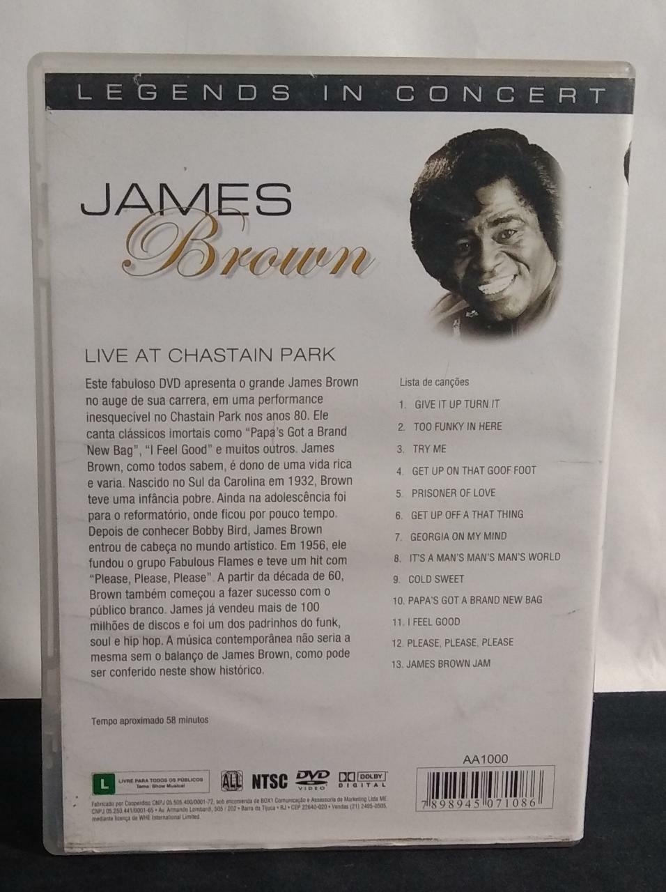 DVD - James Brown - Live at Chastain Park
