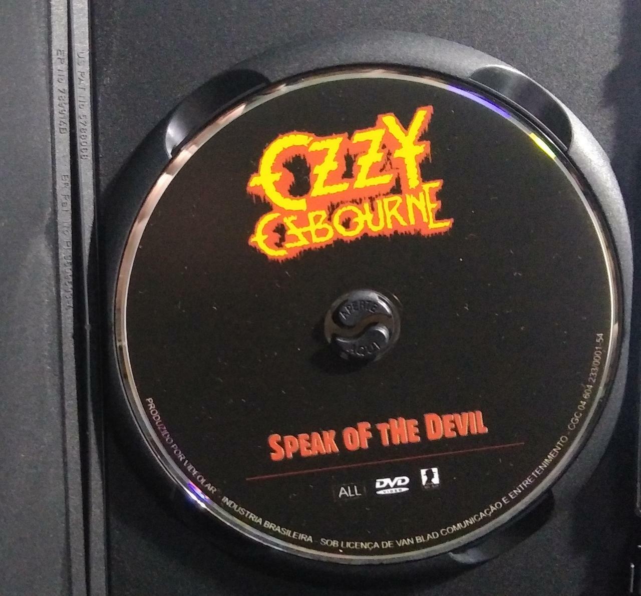 DVD - Ozzy Osbourne - Speak of the Devil