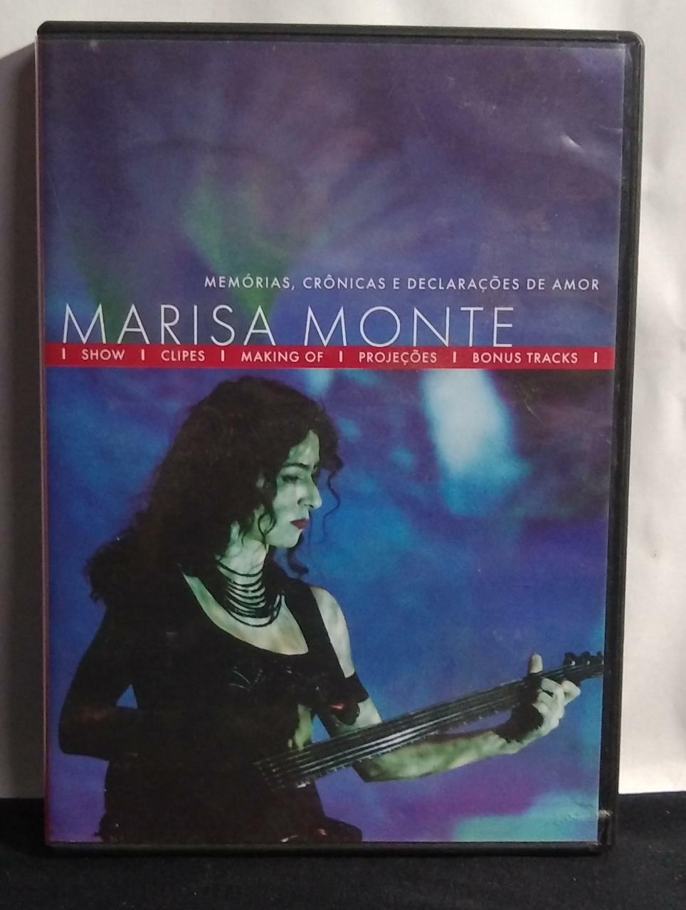 DVD - Marisa Monte - Memórias Crônicas e Declarações de Amor