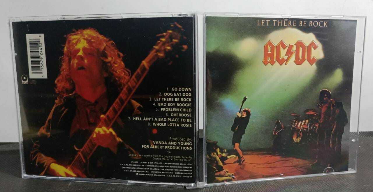 CD - AC/DC - Let There be Rock (acrilico)