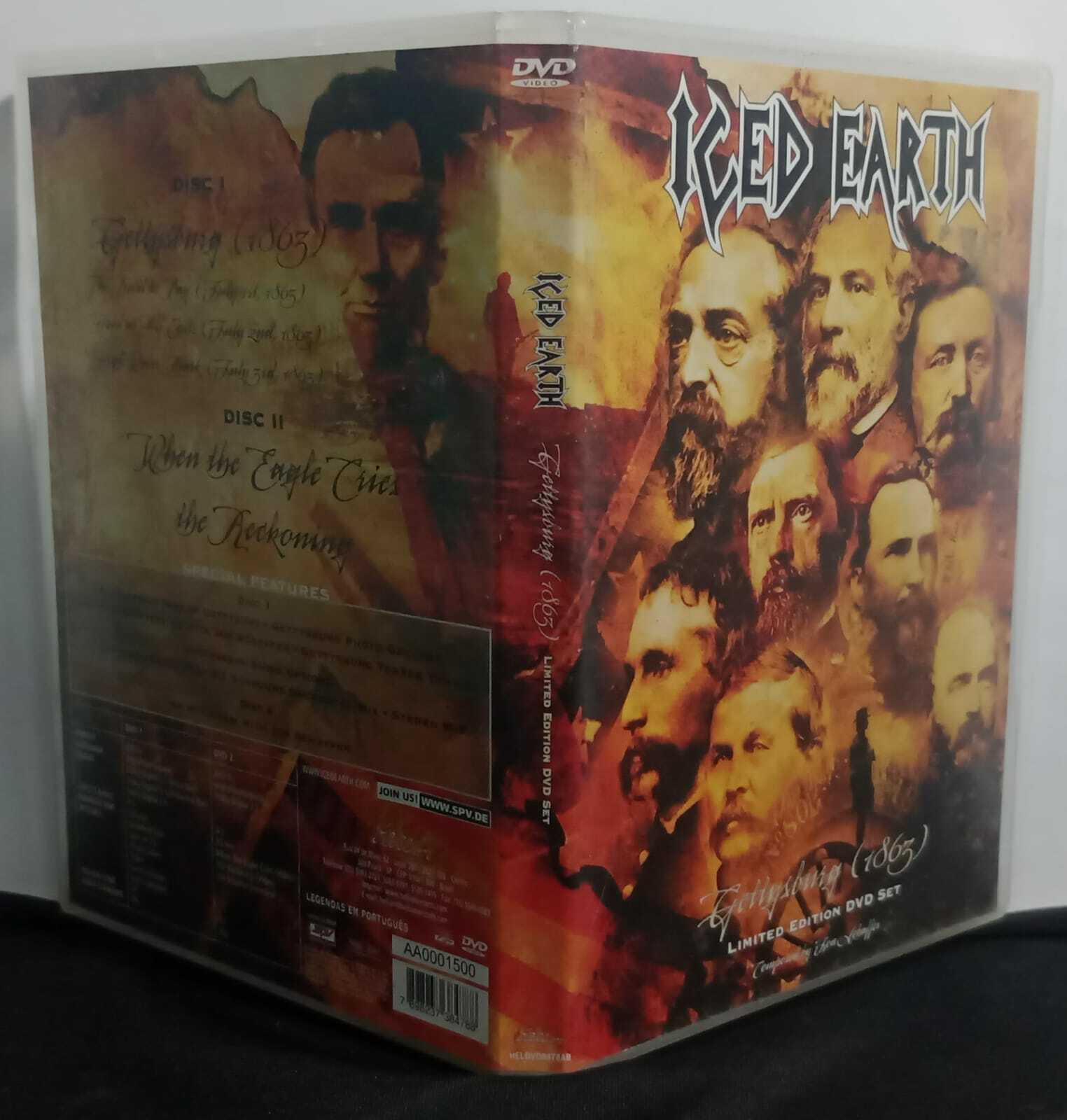DVD - Iced Earth - Gettysburg 1863 (duplo)
