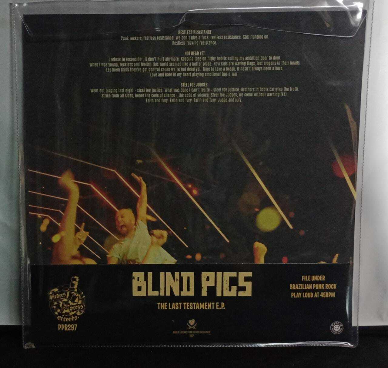 Vinil - Blind Pigs - The Last Testament EP (usa/Picture)
