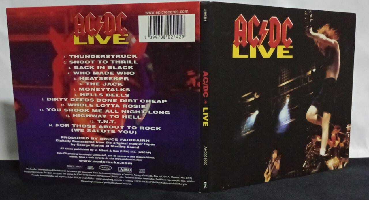 CD - AC/DC - Live (Digipack)