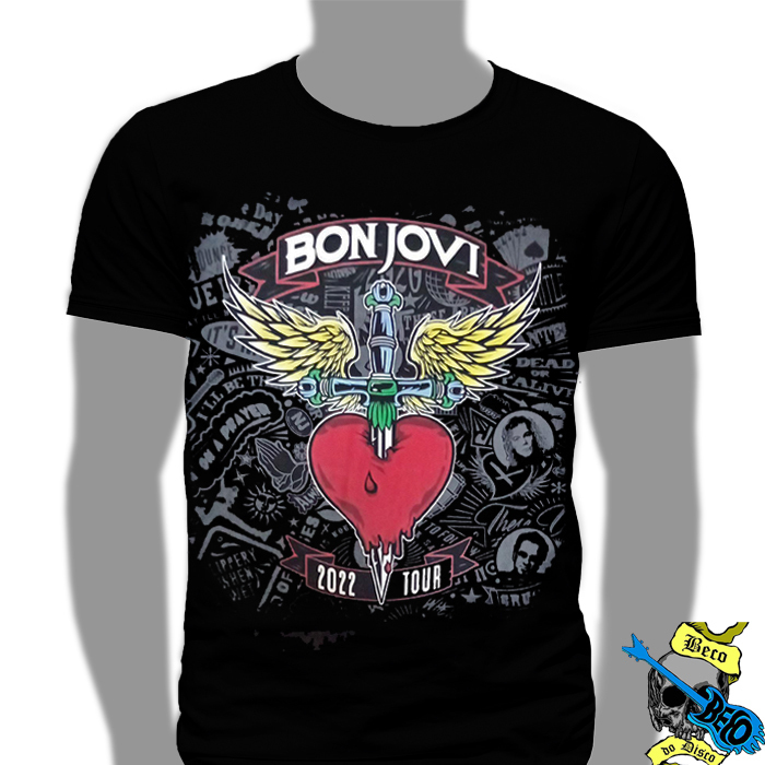 CAMISETA - Bon Jovi - bom779