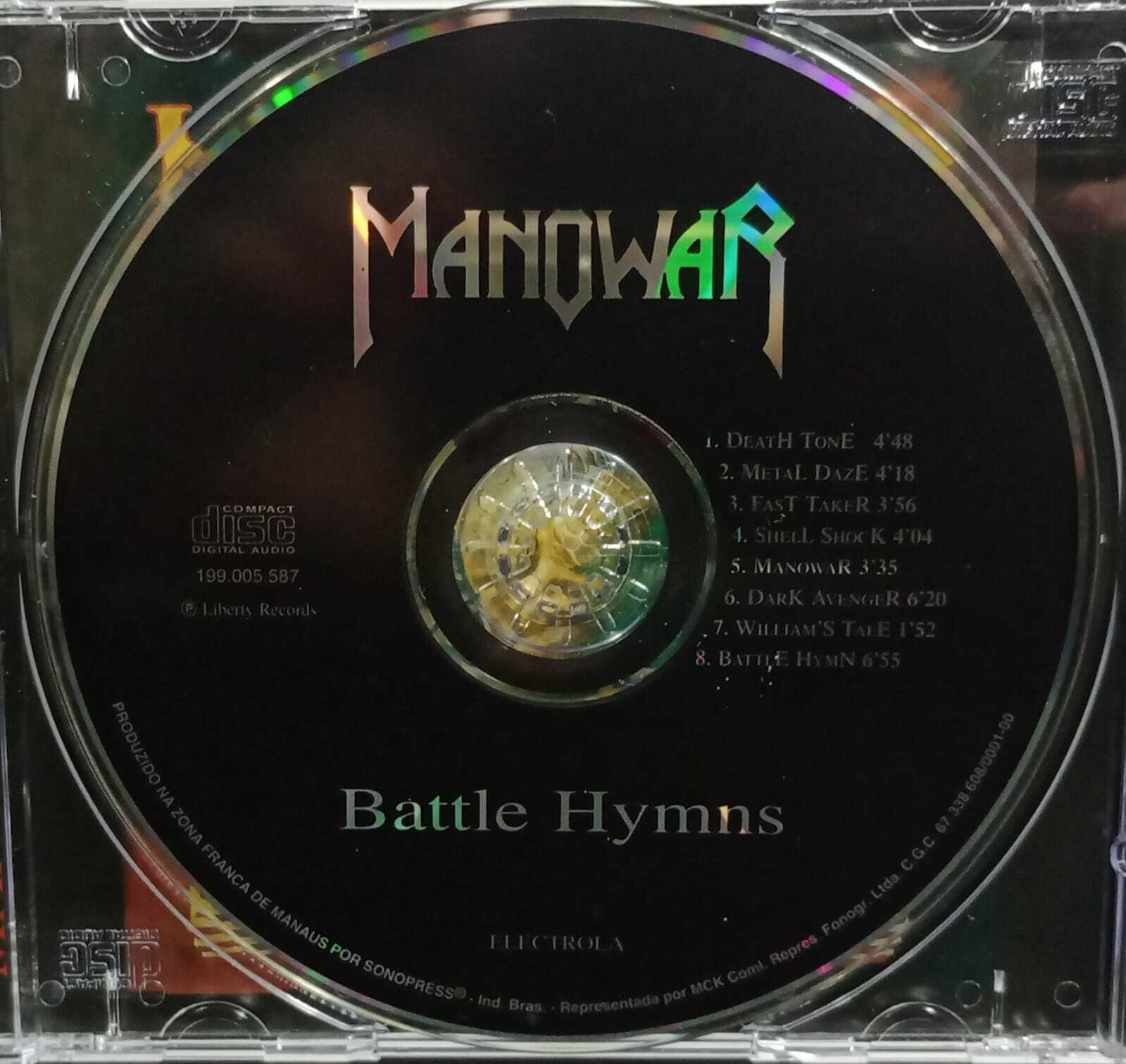 CD - Manowar - Battle Hymns