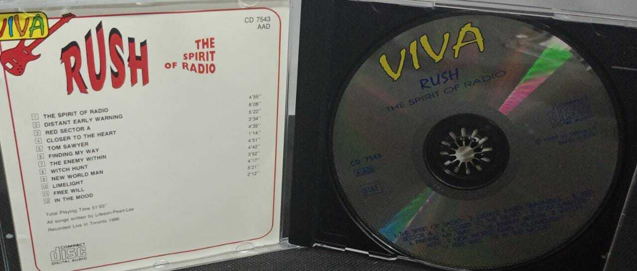CD - Rush - The Spirit of Radio (Boot/EEC)