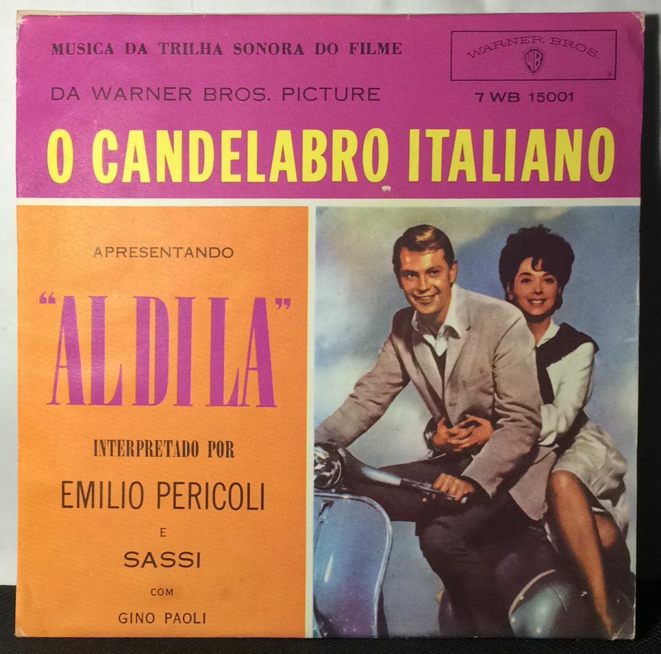 Vinil Compacto - O Candelabro Italiano - Trilha Sonora Original do Filme