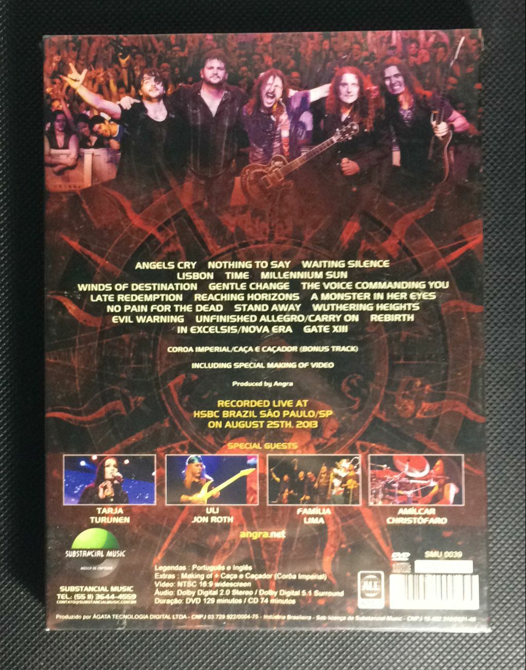 DVD - Angra - Angels Cry 20th Anniversary Tour (DVD+CD / Lacrado / Digipack)