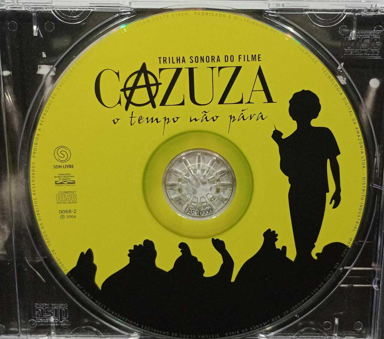 CD - Cazuza - O Tempo Não Pára Trilha Sonora do Filme