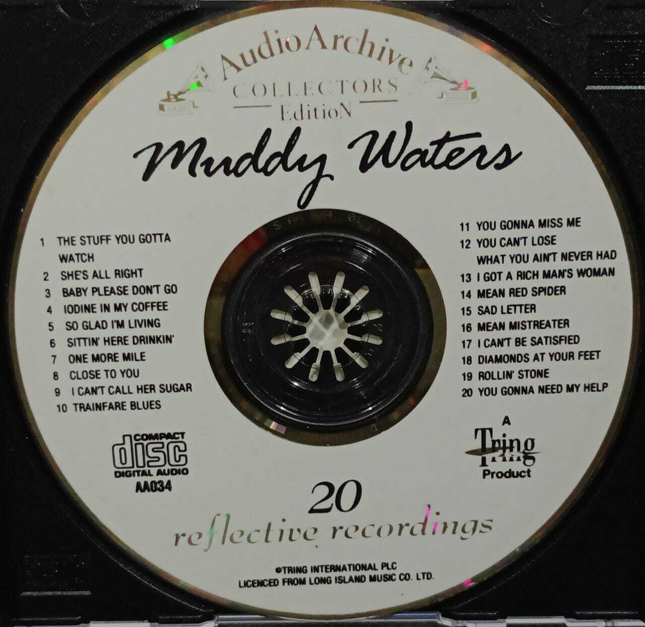 CD - Muddy Waters - 20 Reflective Recording (UK)