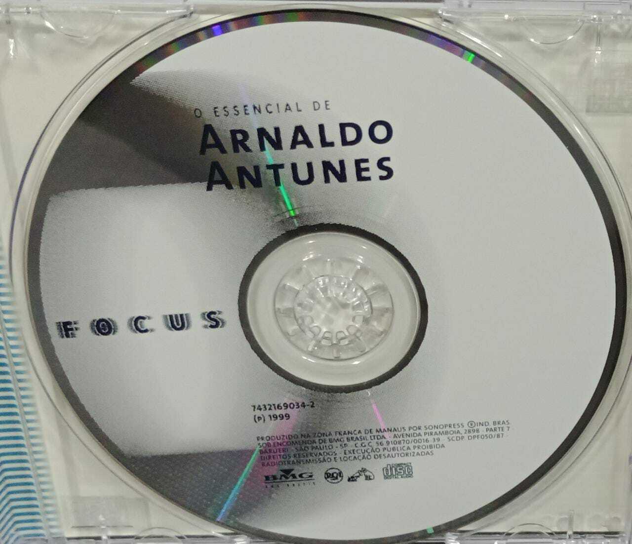 CD - Arnaldo Antunes - Focus - O Essencial de Arnaldo Antunes