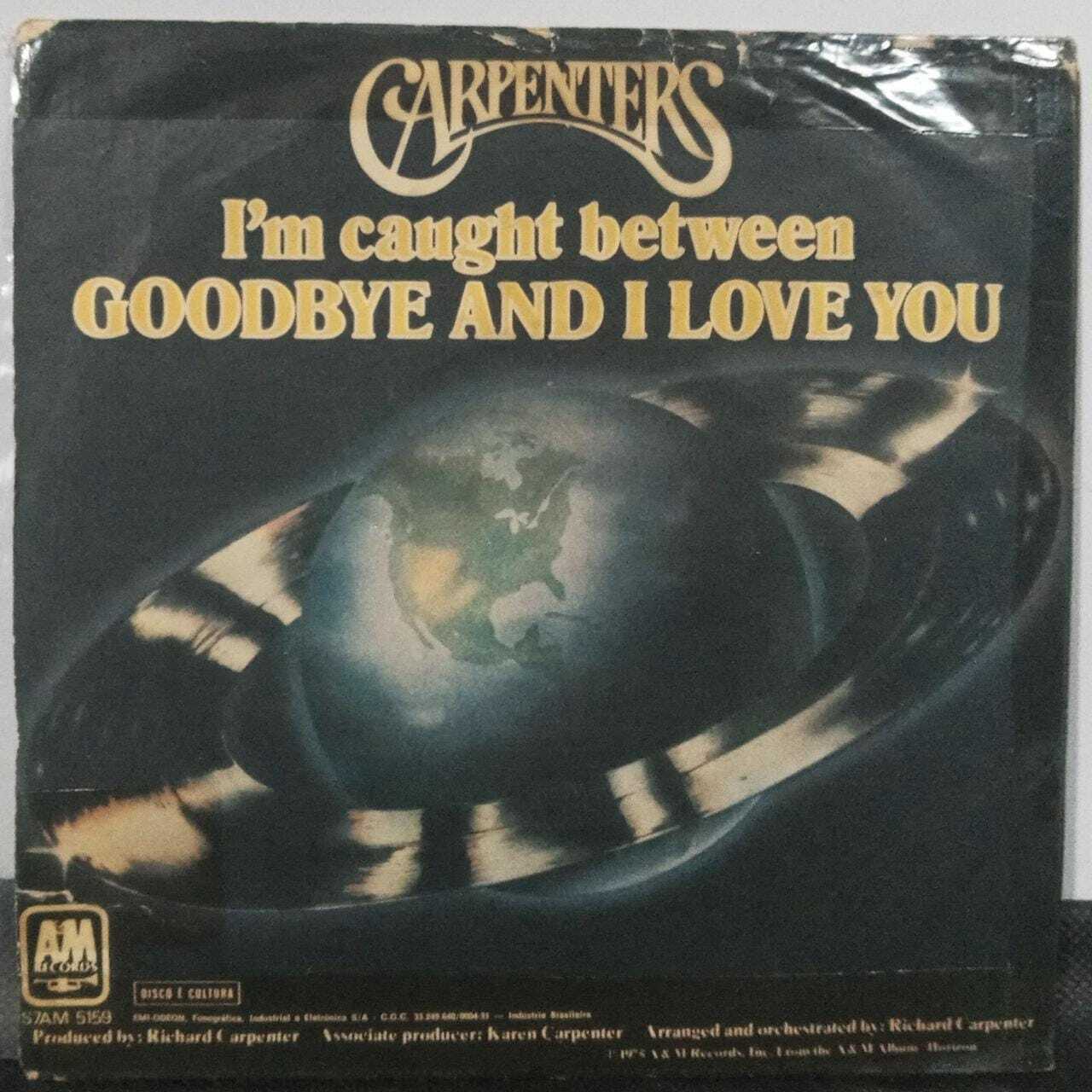 Vinil Compacto - Carpenters - There's A Kind Of Hush (All Over The World)