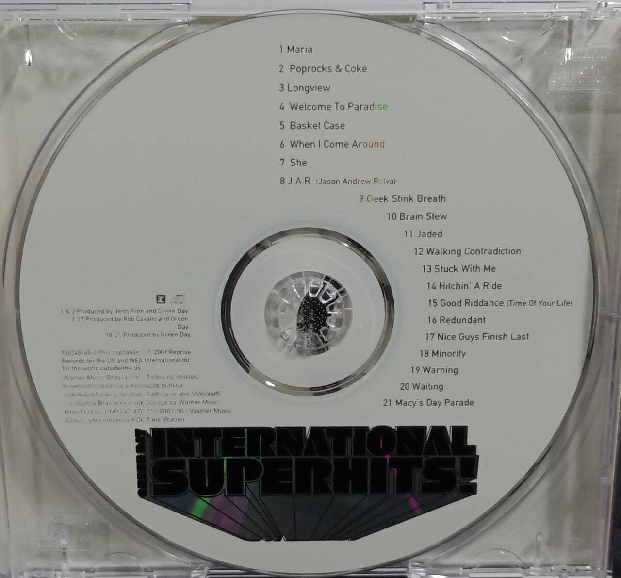 CD - Green Day - International Superhits!
