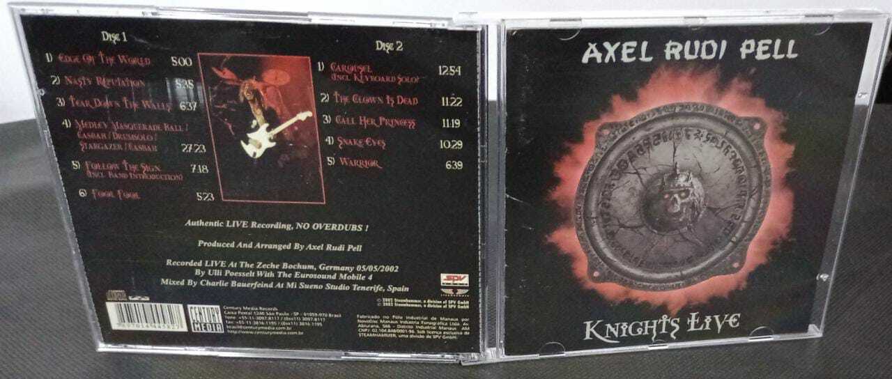 CD - Axel Rudi Pell - Knights Live (duplo)