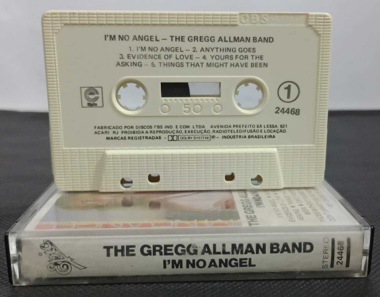 Fita K7 - The Gregg Allman Band - Im No Angel
