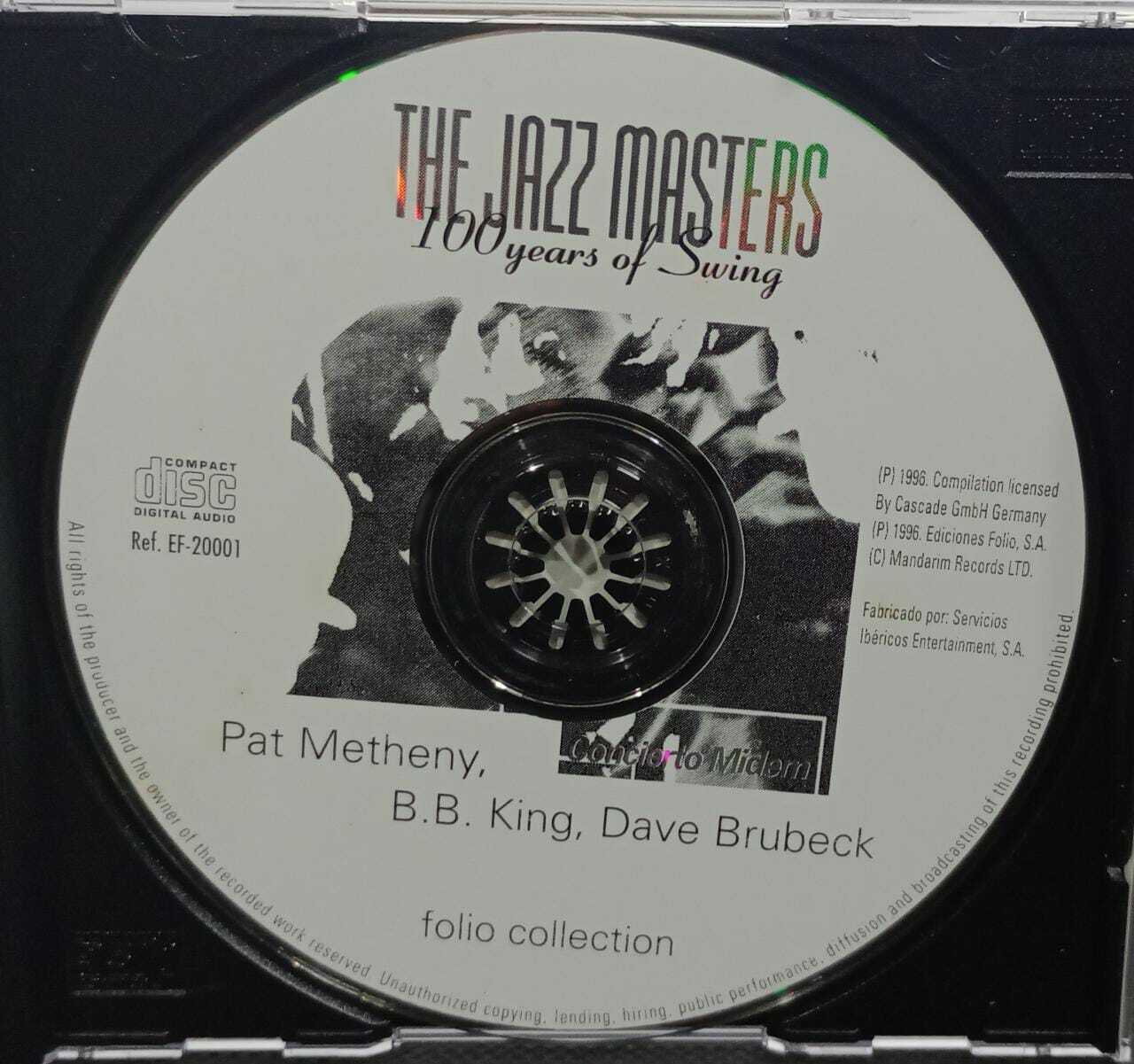CD - Pat Metheny, B.B. King, Dave Brubeck - The Jazz Master (eu)
