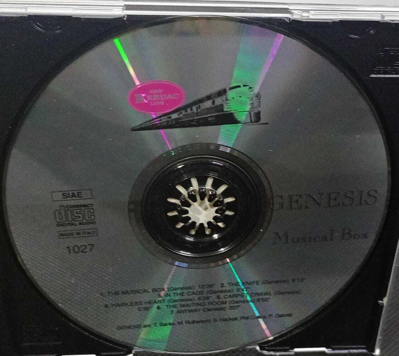 CD - Genesis - Musical Box (Italy)