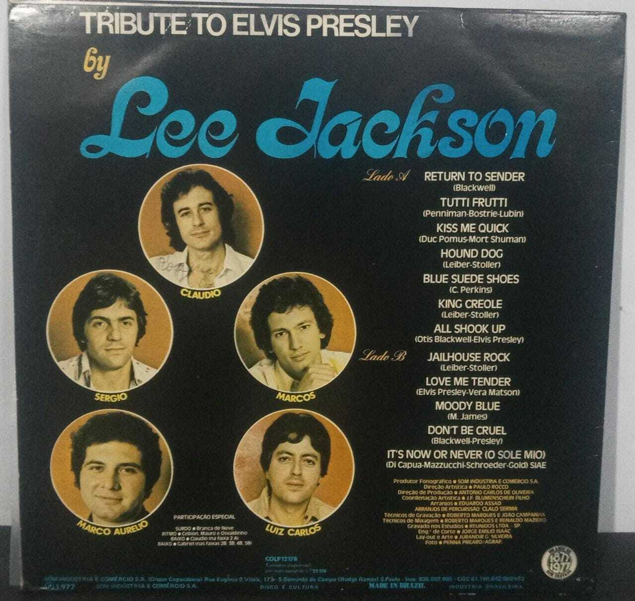 Vinil - Lee Jackson - Tribute To Elvis