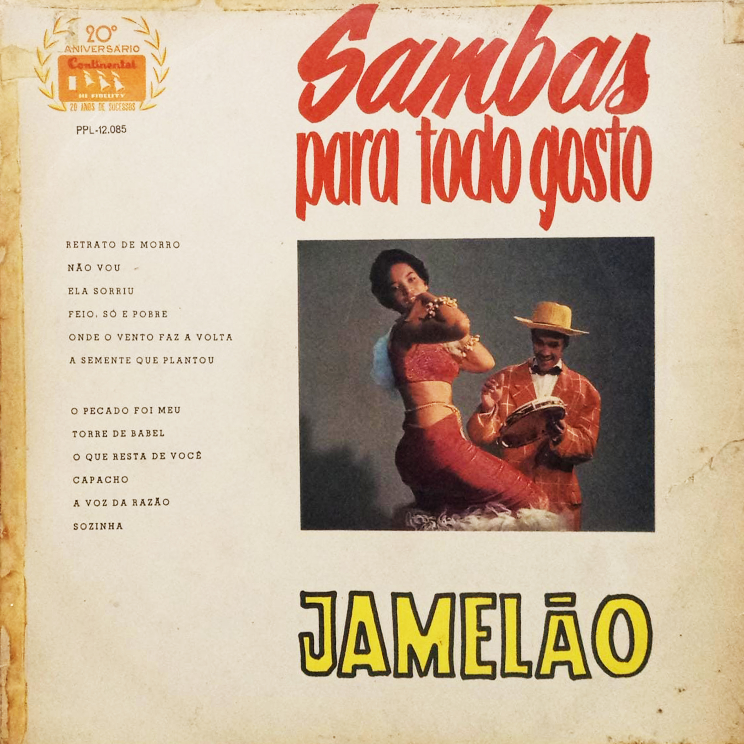 Vinil - Jamelão - Sambas Para Todo Gosto
