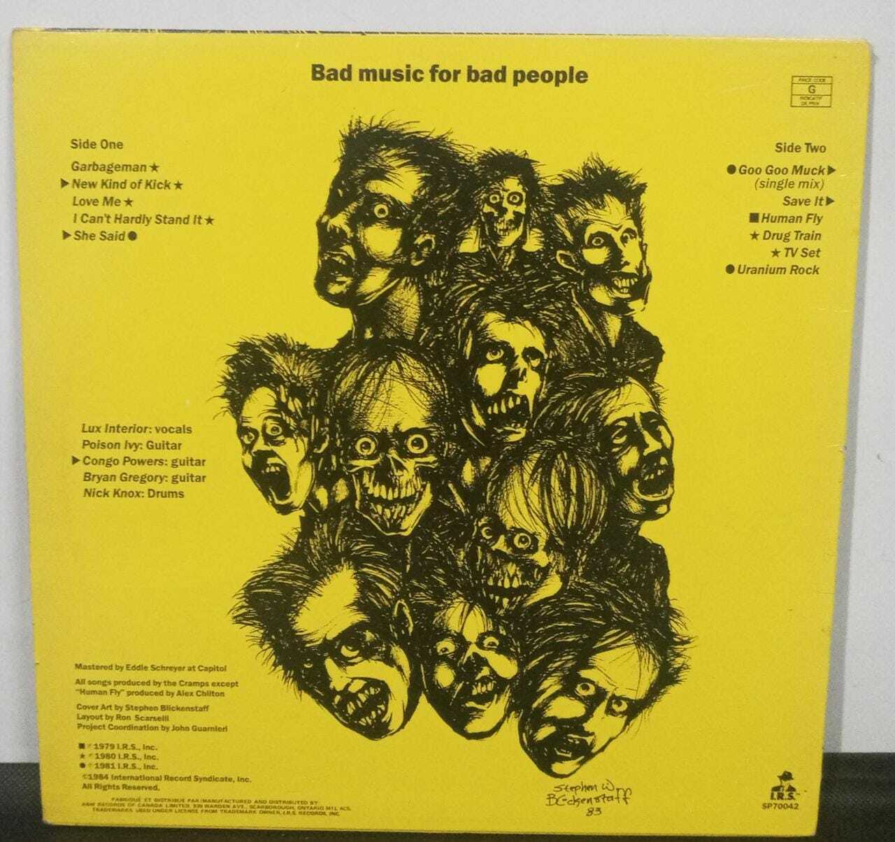 Vinil - Cramps The - Bad Music For Bad People (Canada)