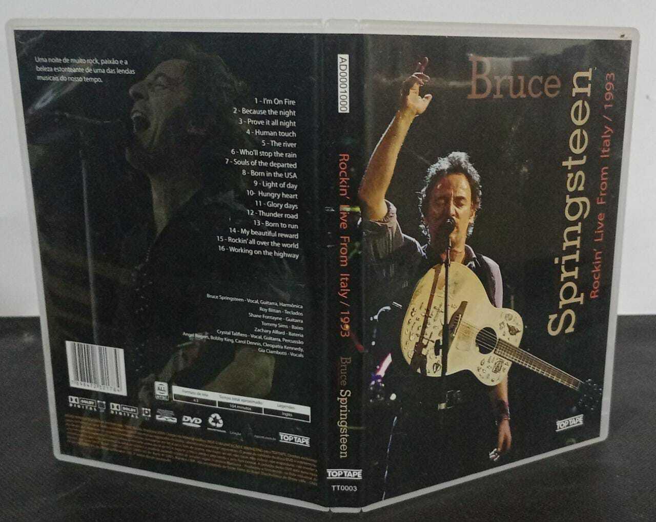 DVD - Bruce Springsteen - Rockin Live From Italy 1993