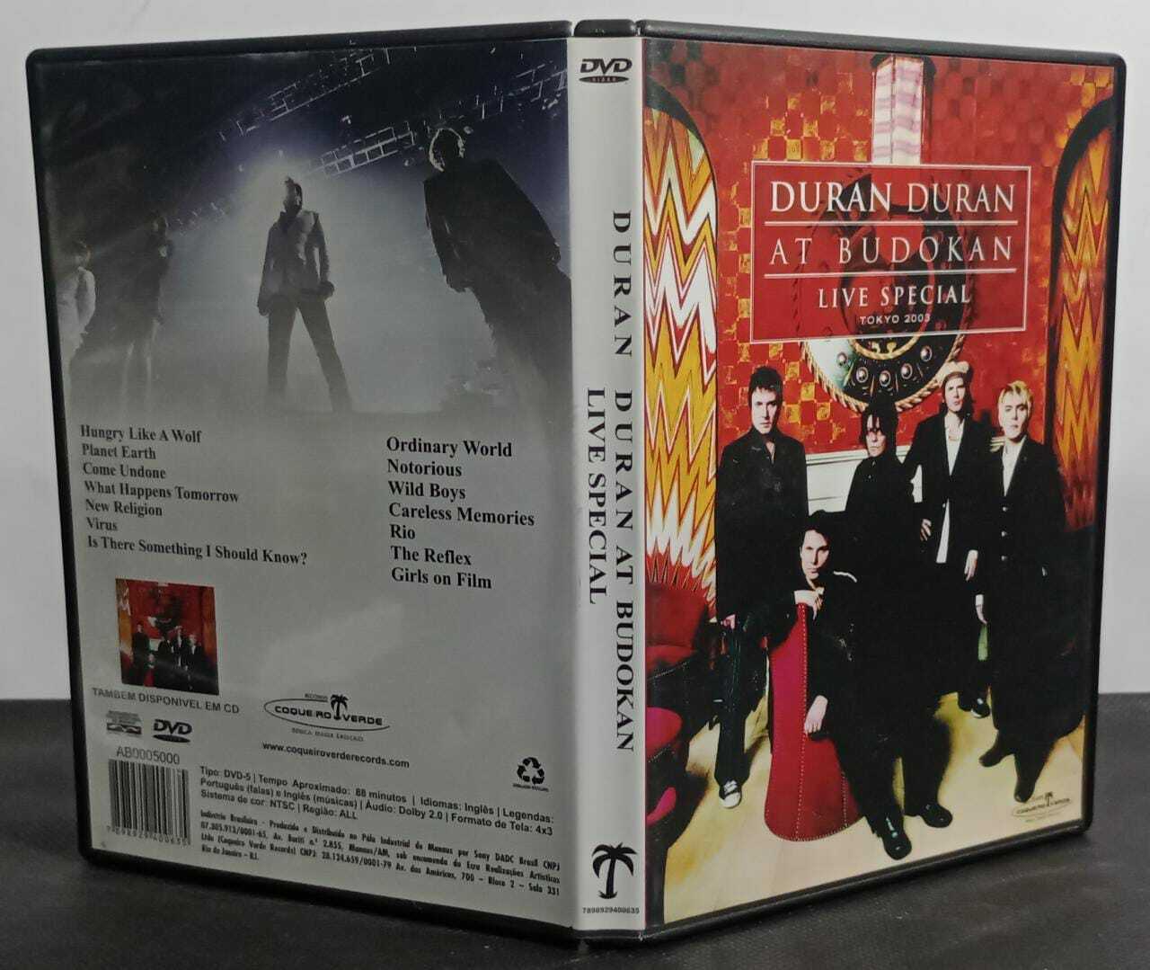 DVD - Duran Duran - At Budokan - Live Special Tokyo 2003