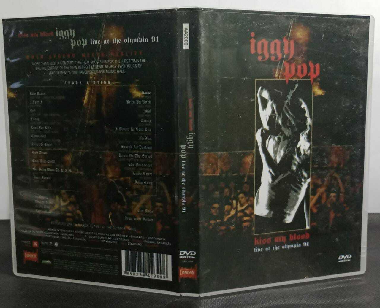 DVD - Iggy Pop - Kiss My Blood Live At The Olympia 1991